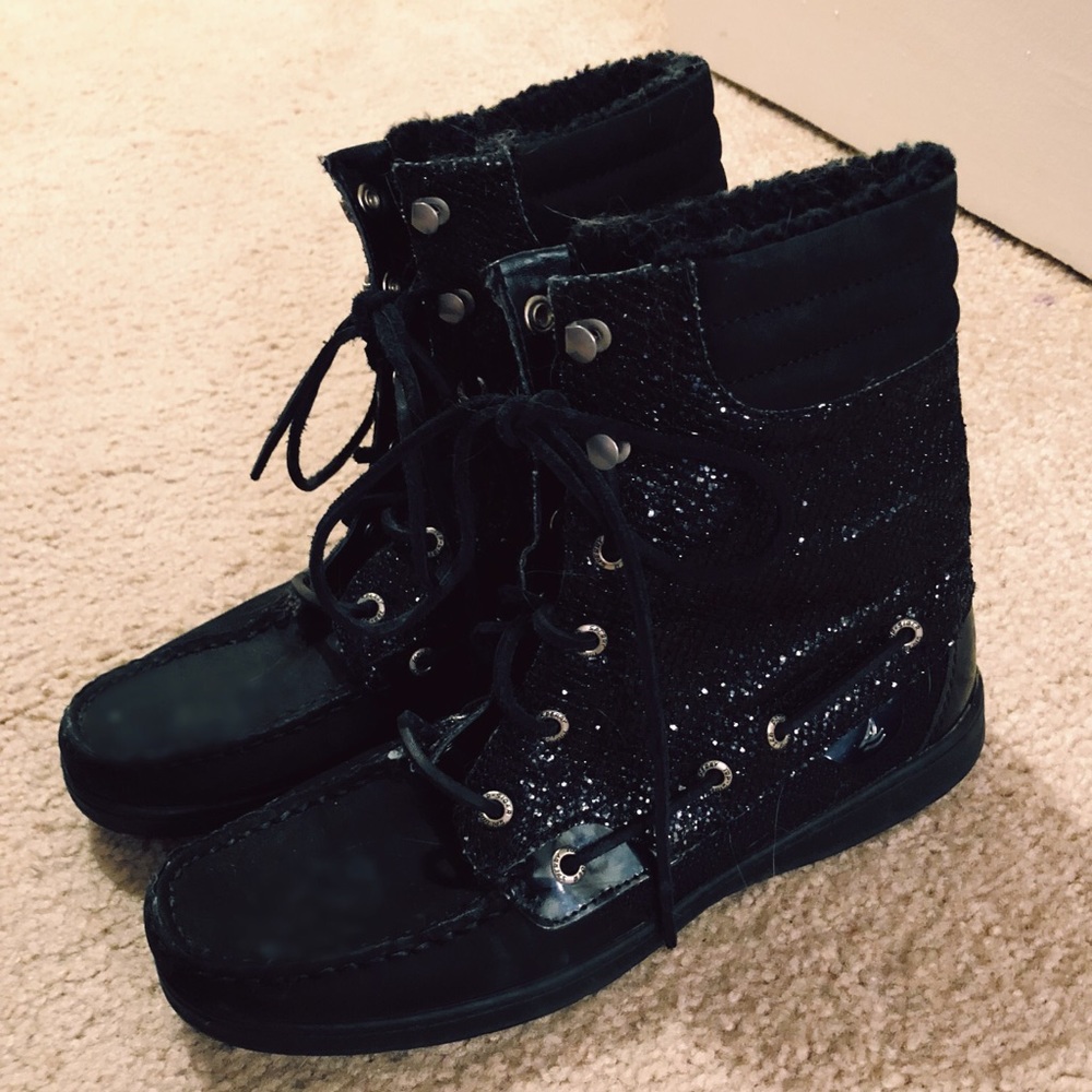 Sperry Topsider Glitter Boots